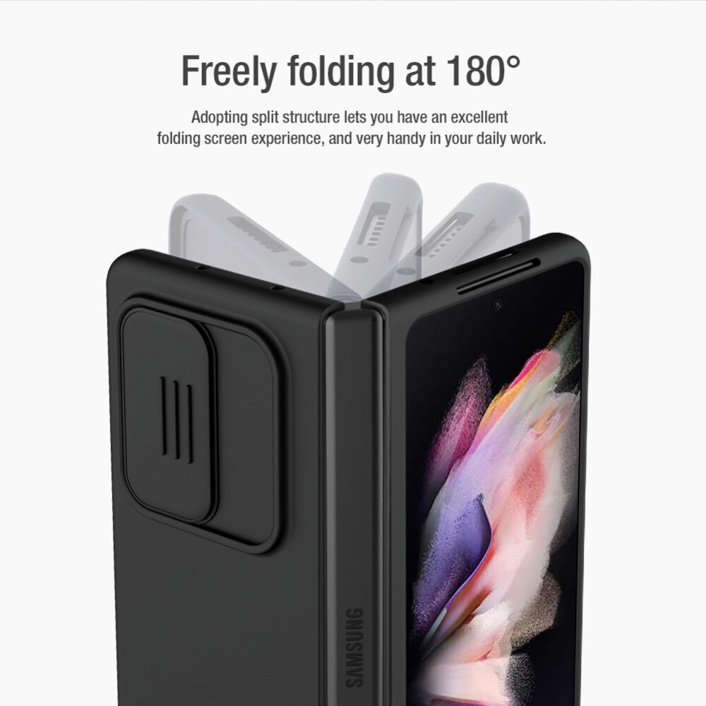 Soft CamShield Deksel Galaxy Z Fold 4 svart