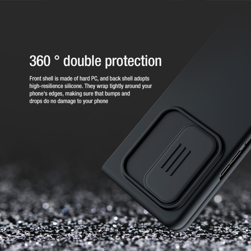 Soft CamShield Deksel Galaxy Z Fold 4 svart
