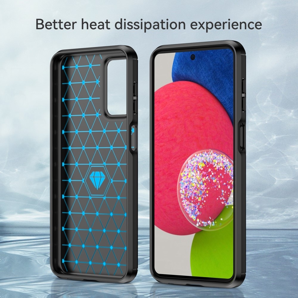 Samsung Galaxy A23 Deksel TPU Brushed Svart