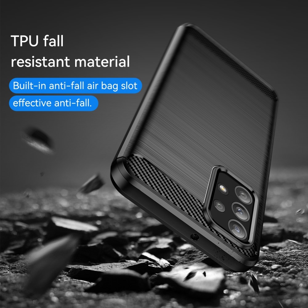 Samsung Galaxy A23 Deksel TPU Brushed Svart