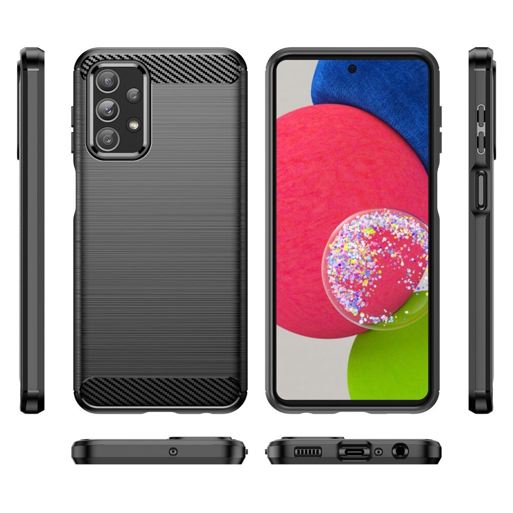 Samsung Galaxy A23 Deksel TPU Brushed Svart