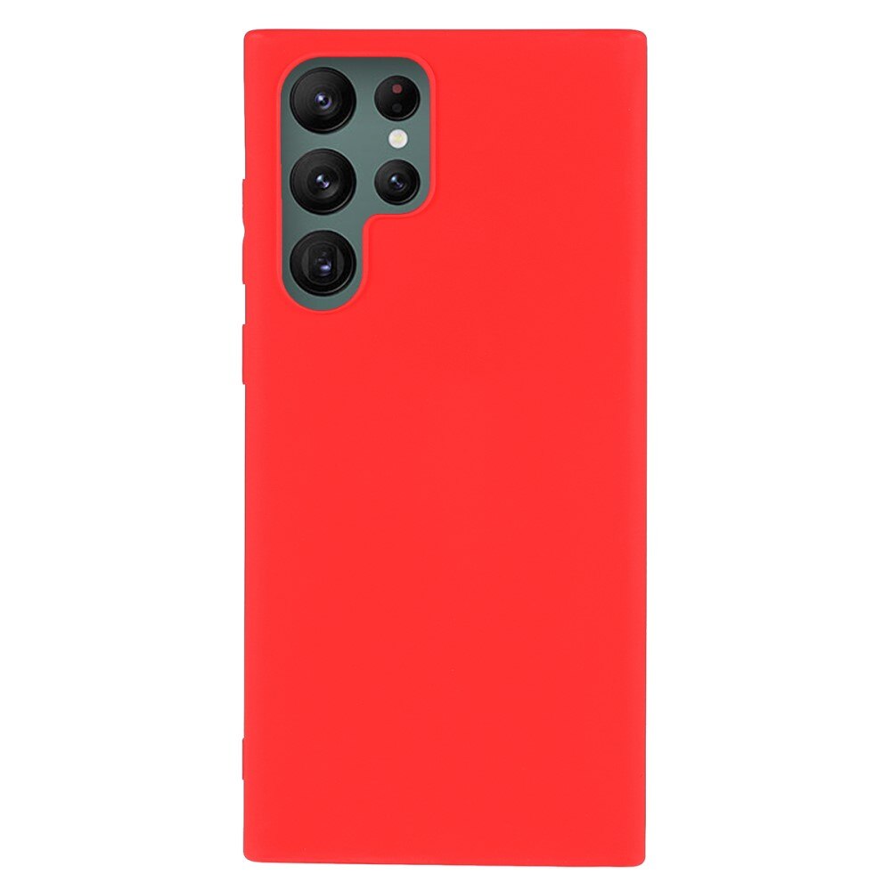 TPU Deksel Samsung Galaxy S22 Ultra Rød