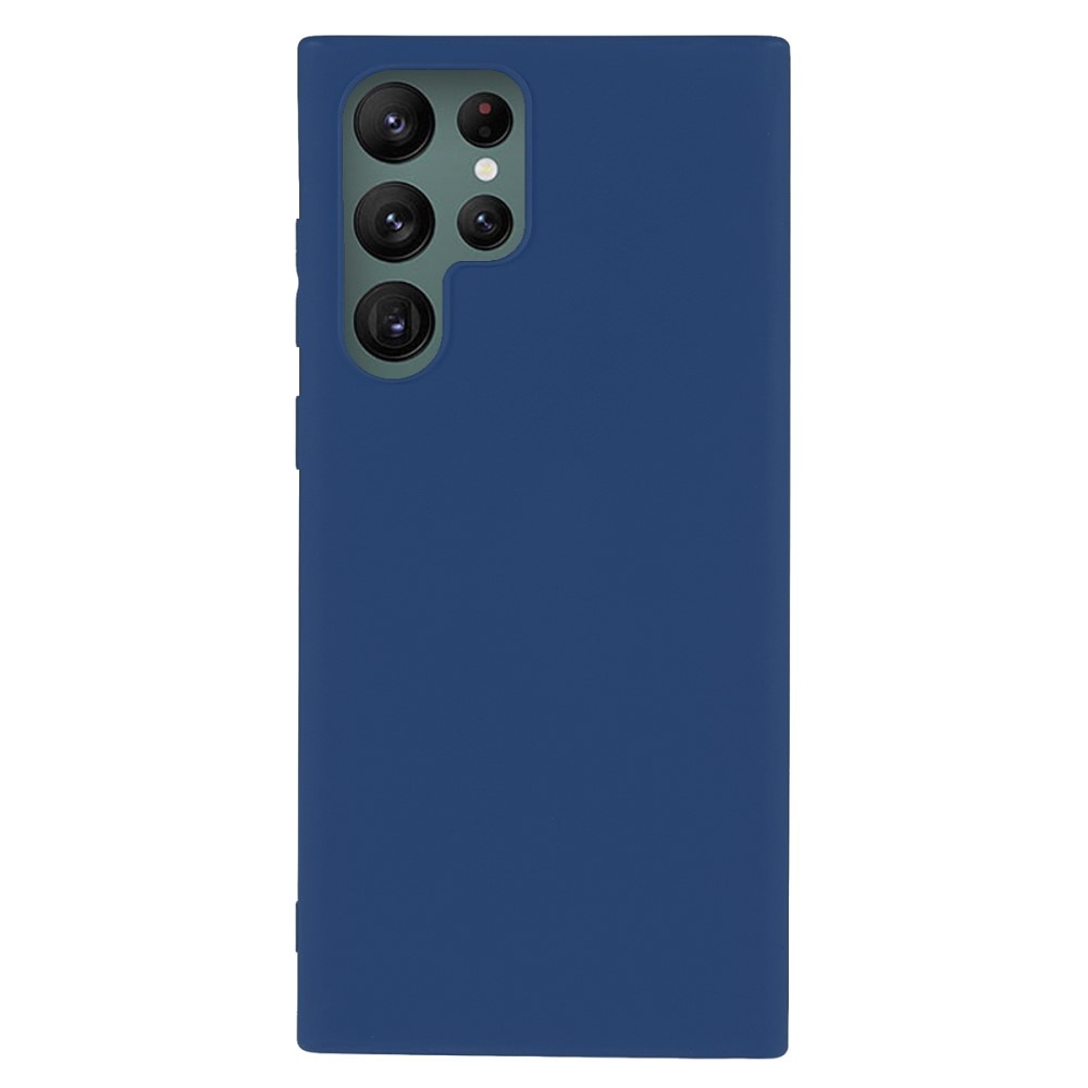 TPU Deksel Samsung Galaxy S22 Ultra blå