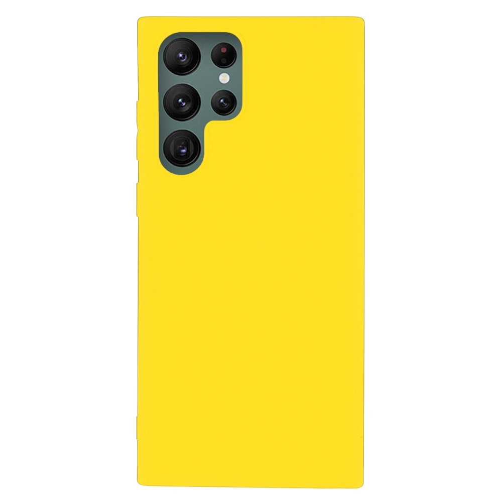 TPU Deksel Samsung Galaxy S22 Ultra Gul