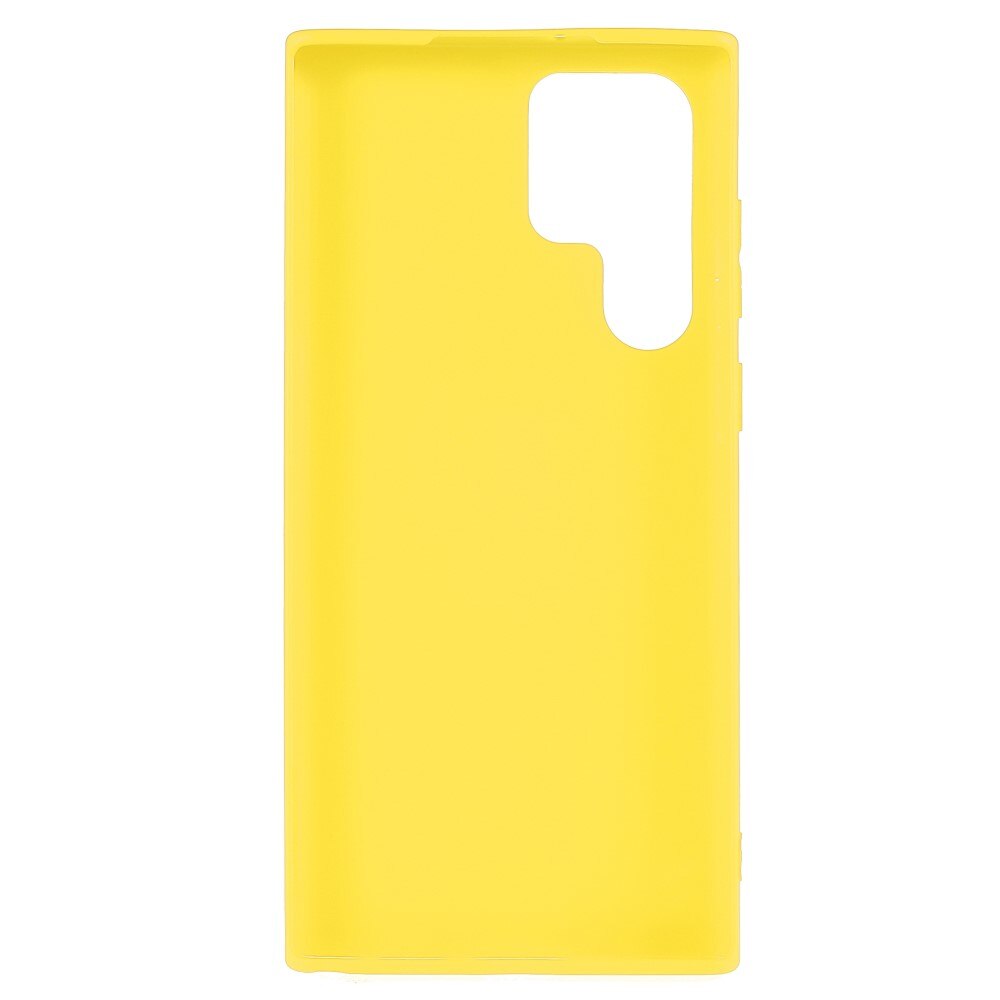 TPU Deksel Samsung Galaxy S22 Ultra Gul