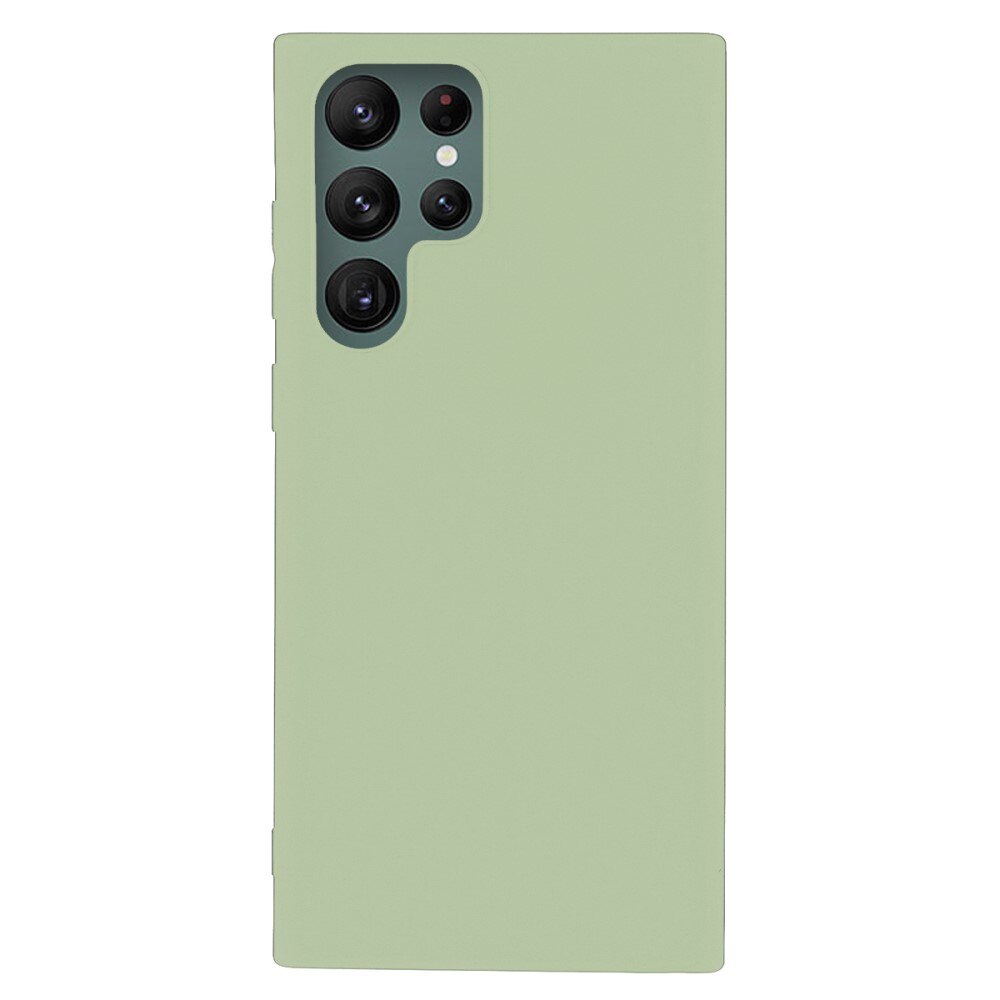 TPU Deksel Samsung Galaxy S22 Ultra Grønn