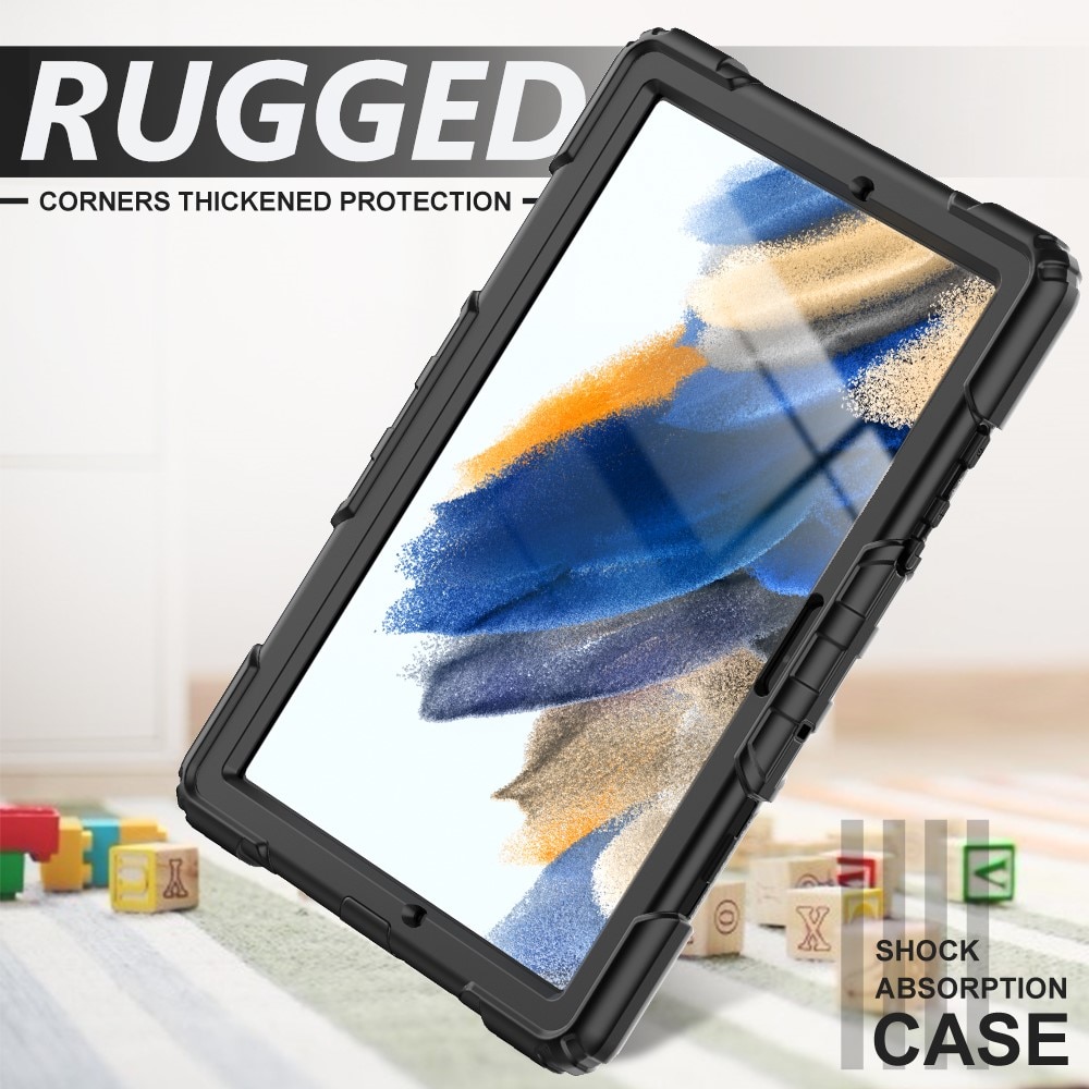 Støtsikker Full Protection Hybriddeksel Samsung Galaxy Tab A8 10.5 svart