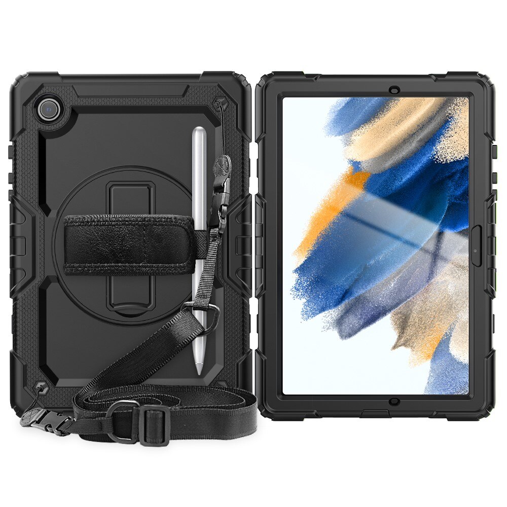 Støtsikker Full Protection Hybriddeksel Samsung Galaxy Tab A8 10.5 svart