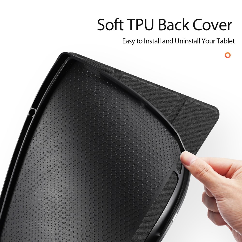 Domo Tri-fold Case Samsung Galaxy Tab S8 Ultra - Black