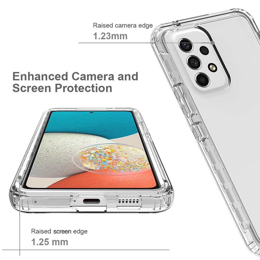 Full Cover Deksel Samsung Galaxy A53 gjennomsiktig