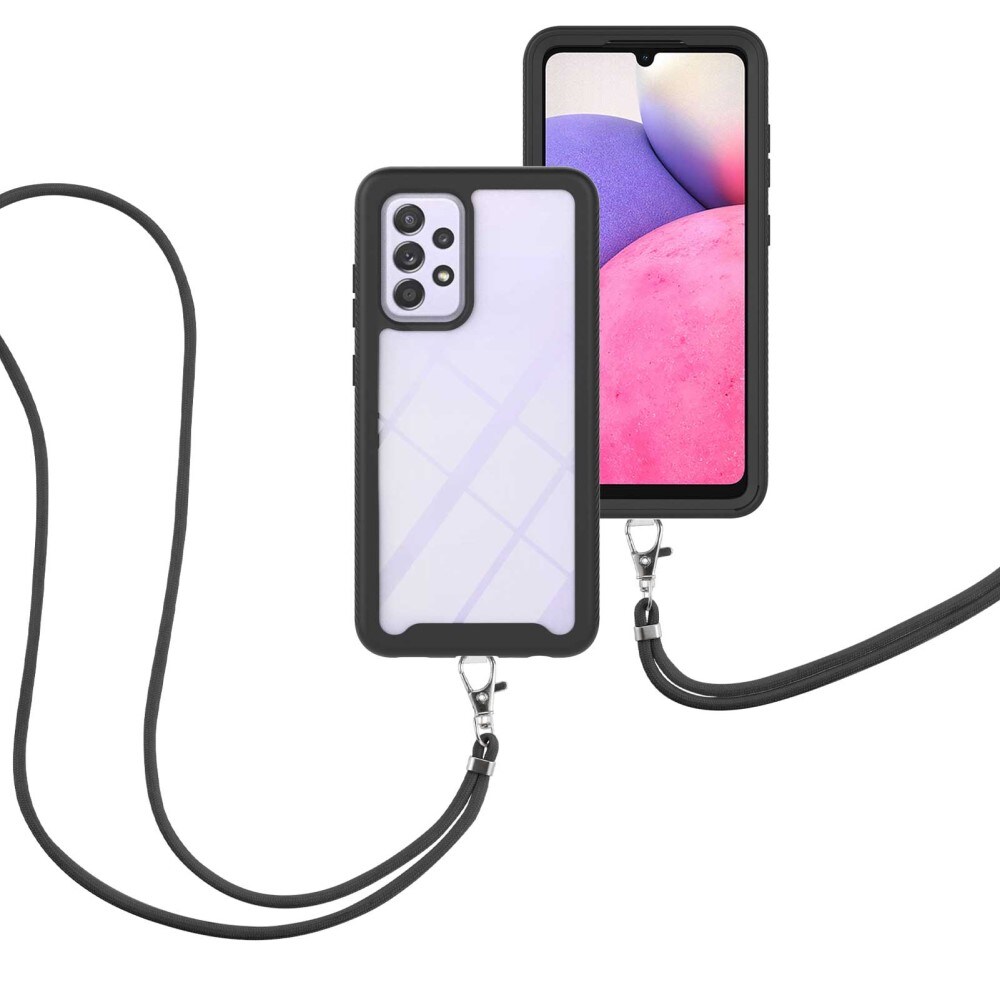 Full Cover Halskjede Deksel Samsung Galaxy A33 svart