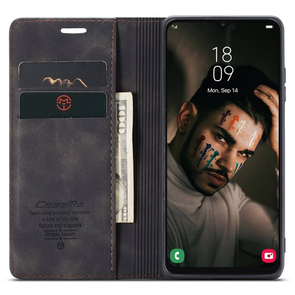 Slim Lommebokveske Samsung Galaxy A13 Svart