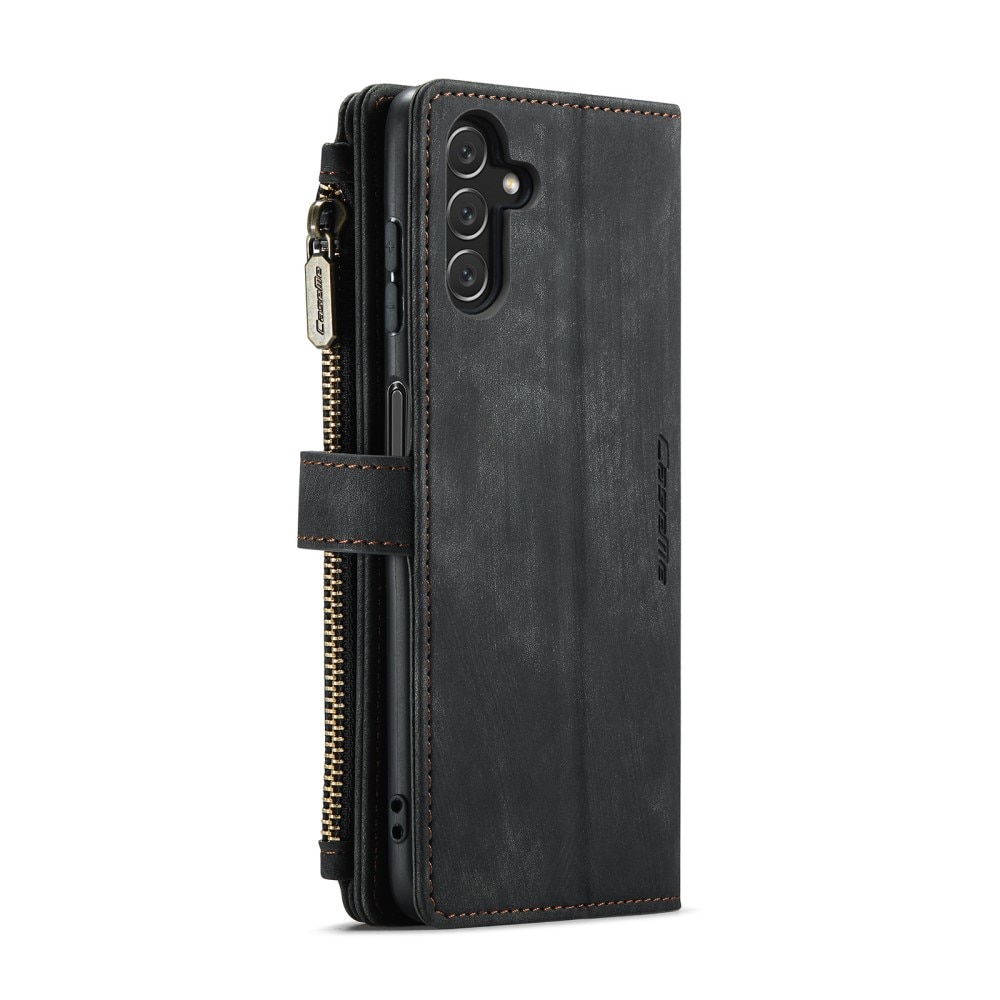 Zipper Wallet Samsung Galaxy A04s svart