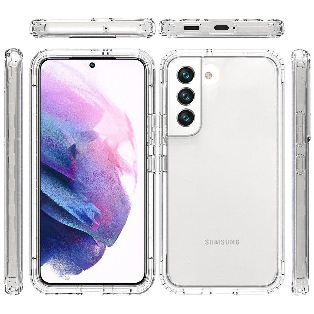 Full Protection Case Samsung Galaxy S22 Gjennomsiktig