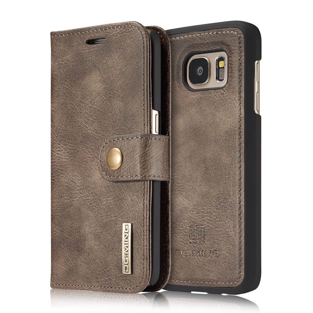 Magnet Wallet Samsung Galaxy S7 Brun