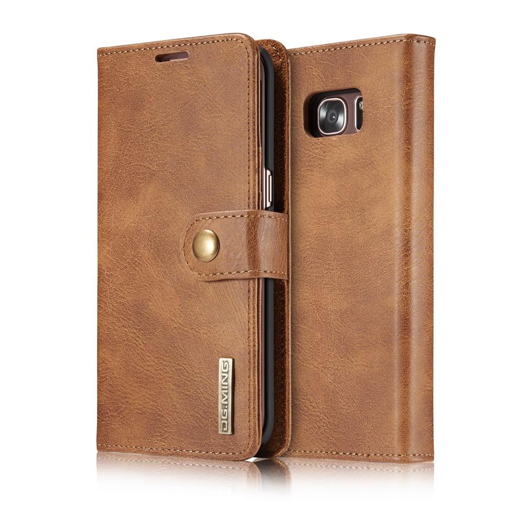 Magnet Wallet Samsung Galaxy S7 Edge Cognac