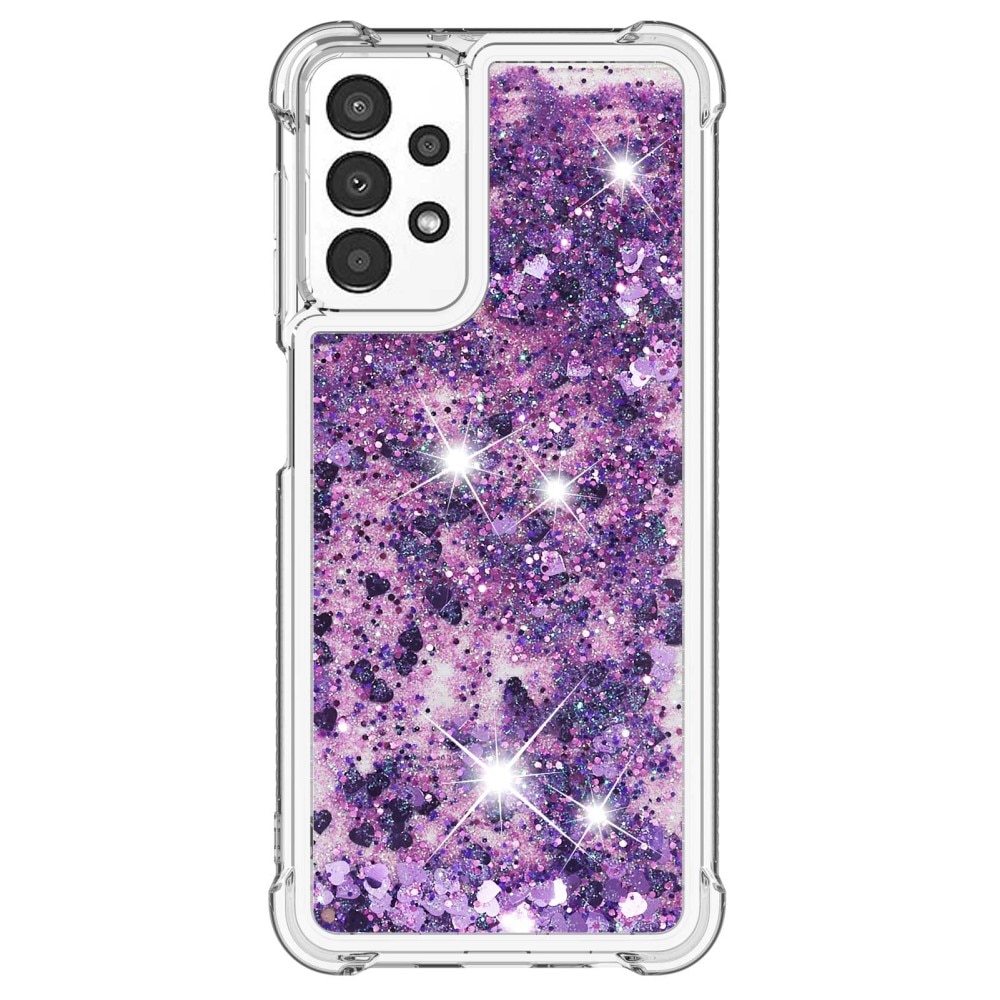 Glitter Powder TPU Case Samsung Galaxy A13 lilla