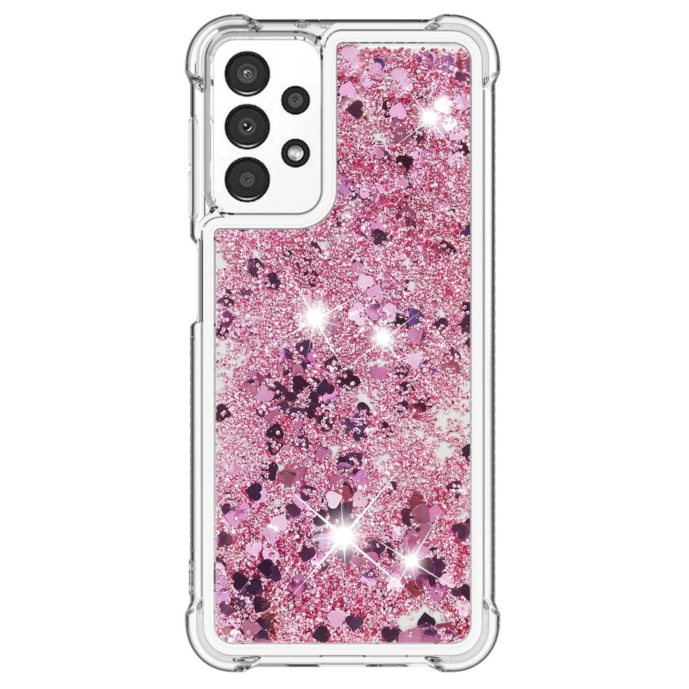 Glitter Powder TPU Case Samsung Galaxy A13 rosa