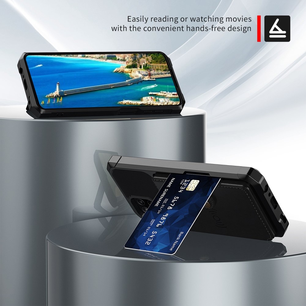 Tough Multi-slot Case Samsung Galaxy A04s svart