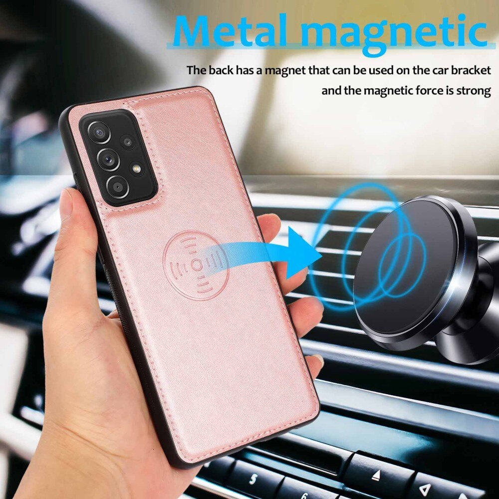 Magnetisk mobiletui Samsung Galaxy A53 rosa gull