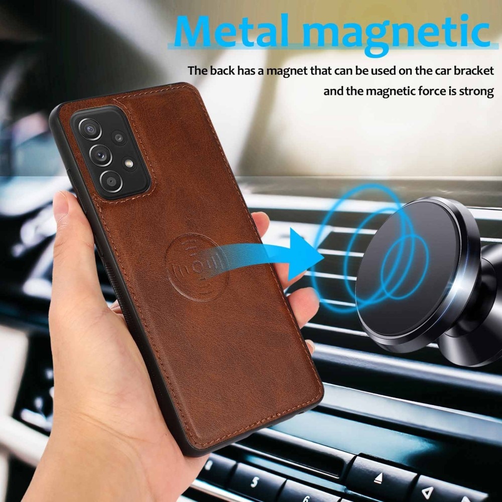 Magnetisk mobiletui Samsung Galaxy A53 brun