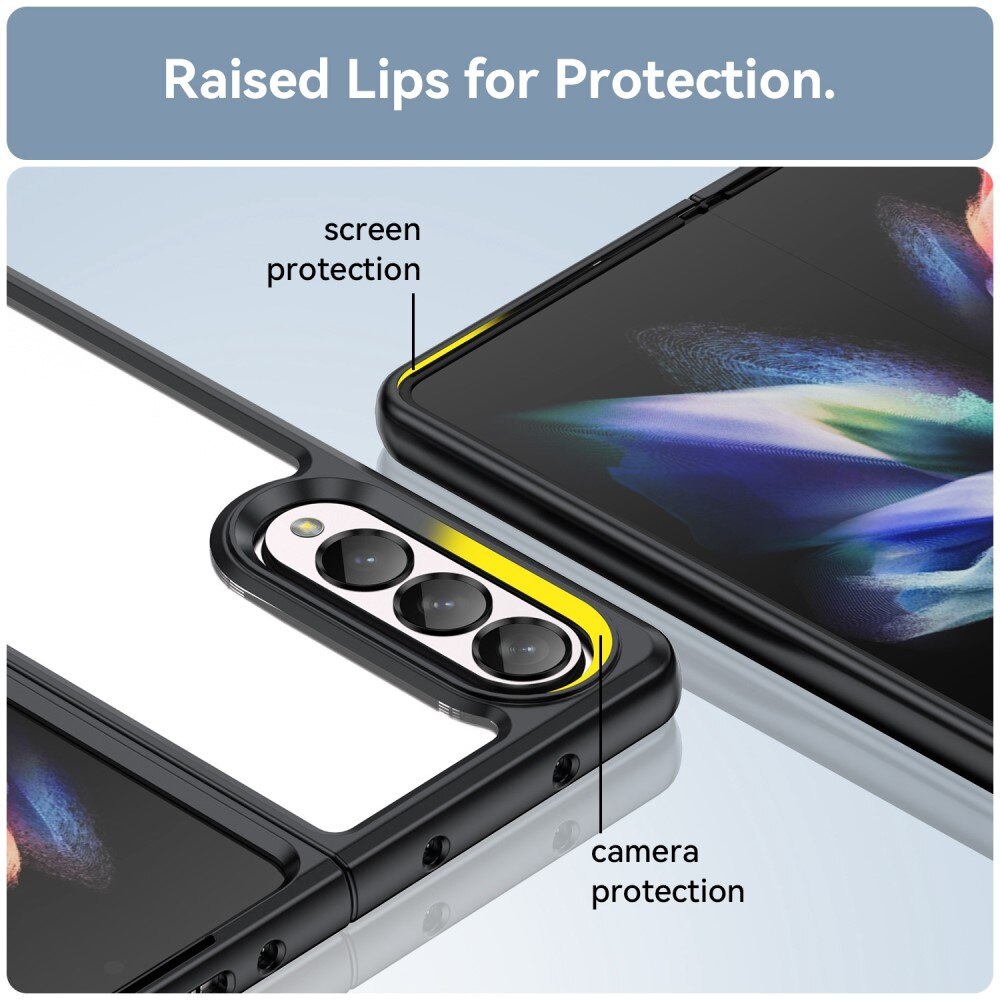 Hybriddeksel Samsung Galaxy Z Fold 4 gjennomsiktig
