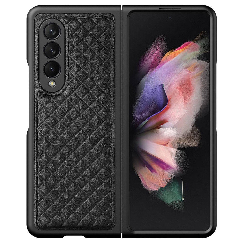 Venice Leather Case Samsung Galaxy Z Fold 3 Black