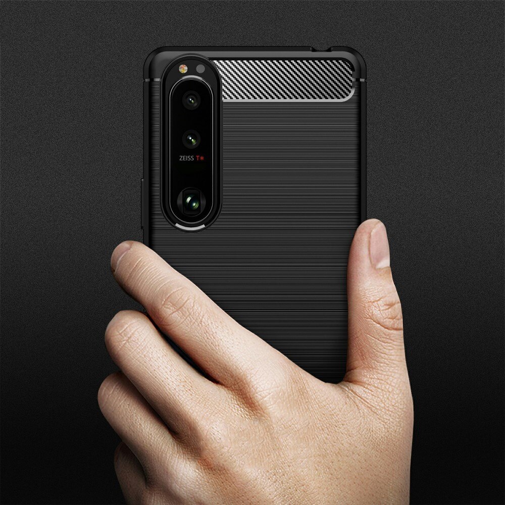 Sony Xperia 5 III Deksel TPU Brushed Svart