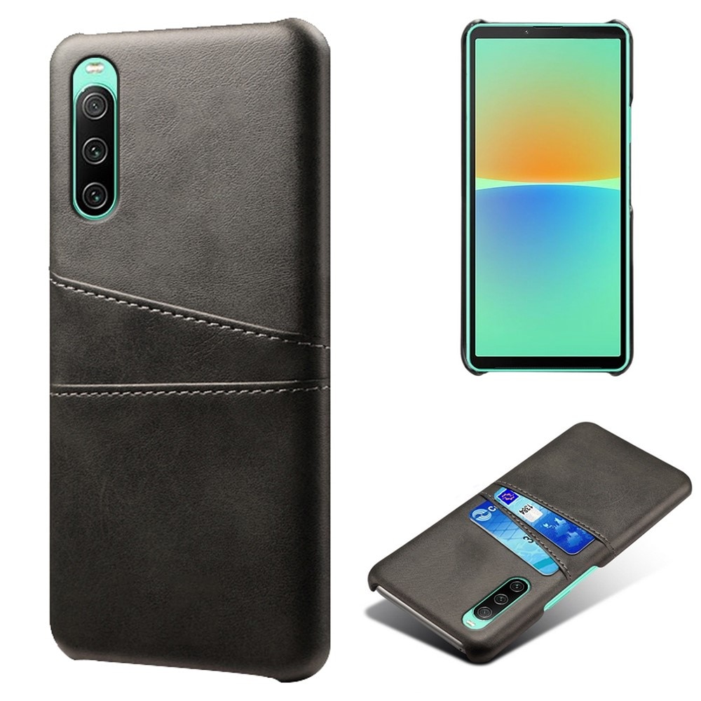 Card Slots Case Sony Xperia 10 IV svart