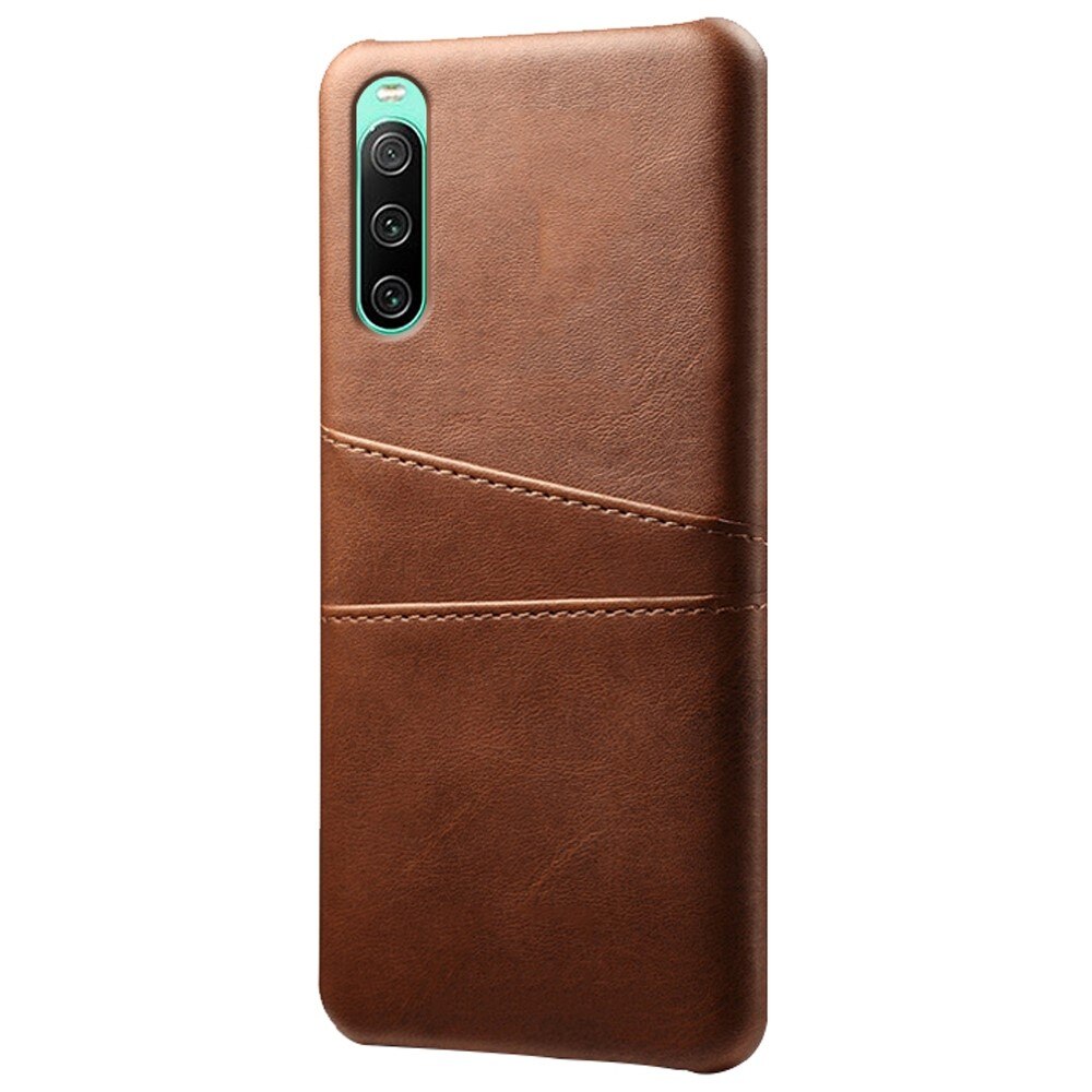 Card Slots Case Sony Xperia 10 IV Brun