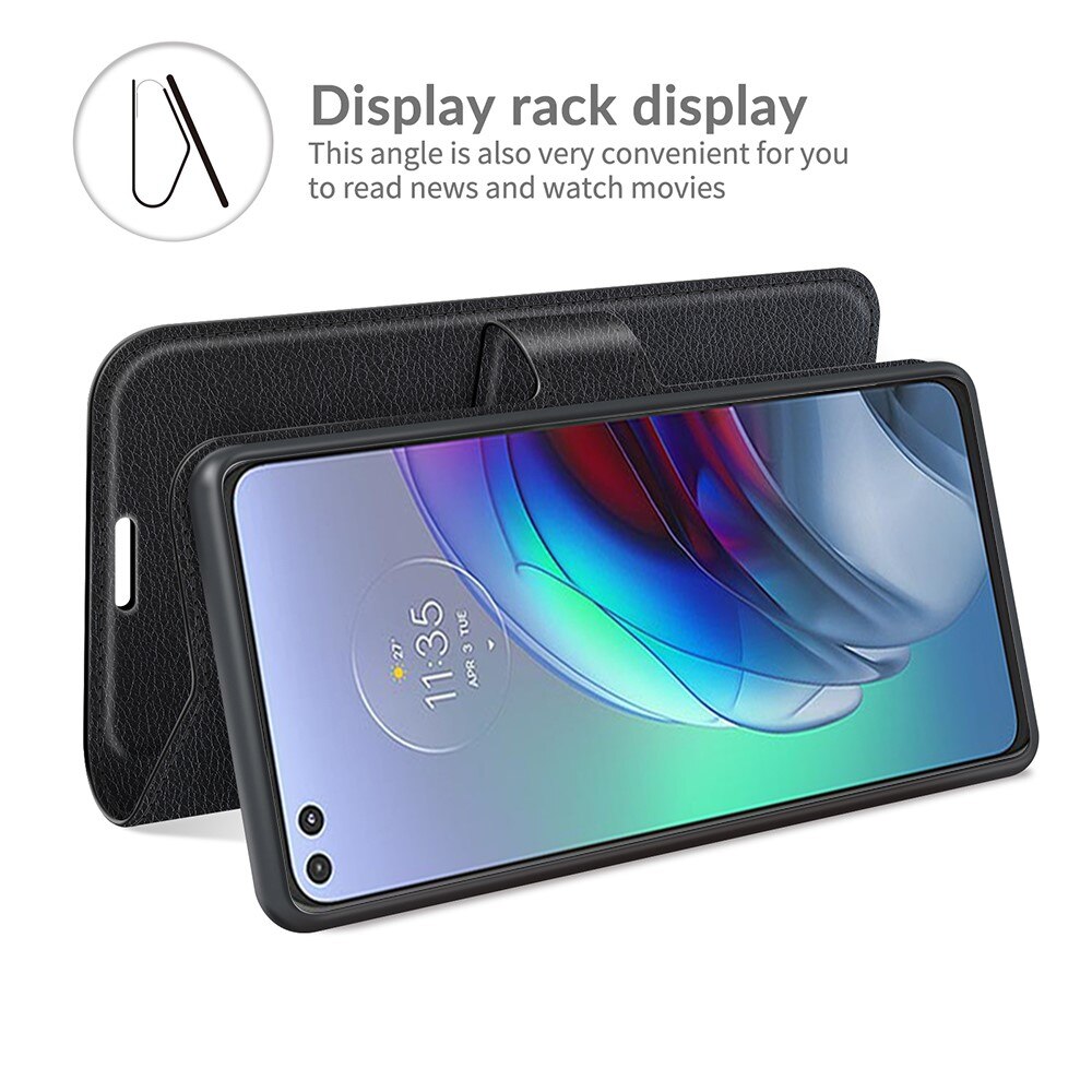 Mobilveske Motorola Moto G100 Svart