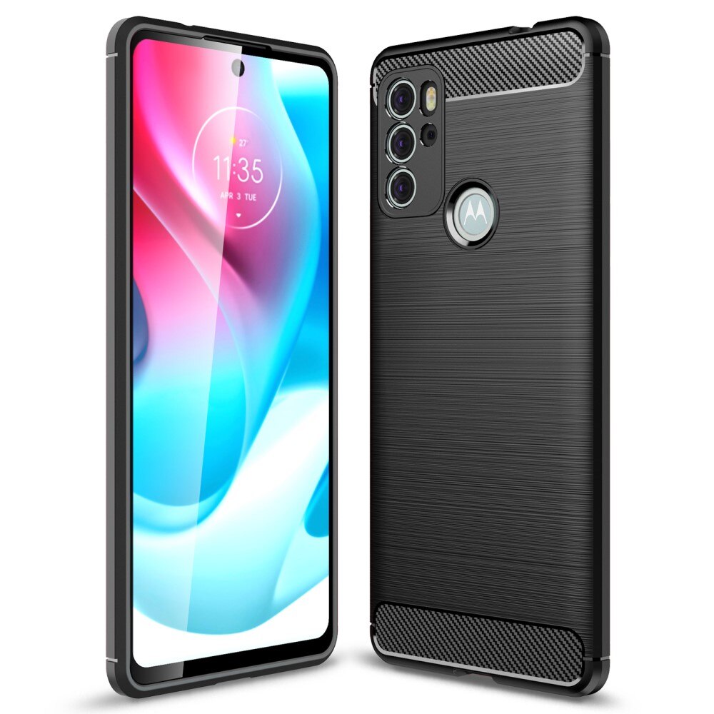 Brushed TPU Deksel Motorola Moto G60s Black