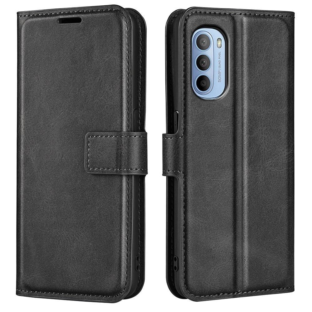 Leather Wallet  Motorola Moto G31/G41 Black