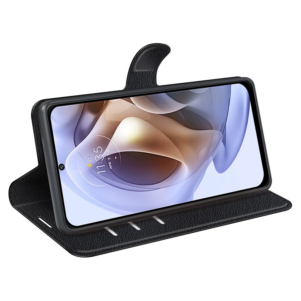 Mobilveske Motorola Moto G31/Moto G41 Svart
