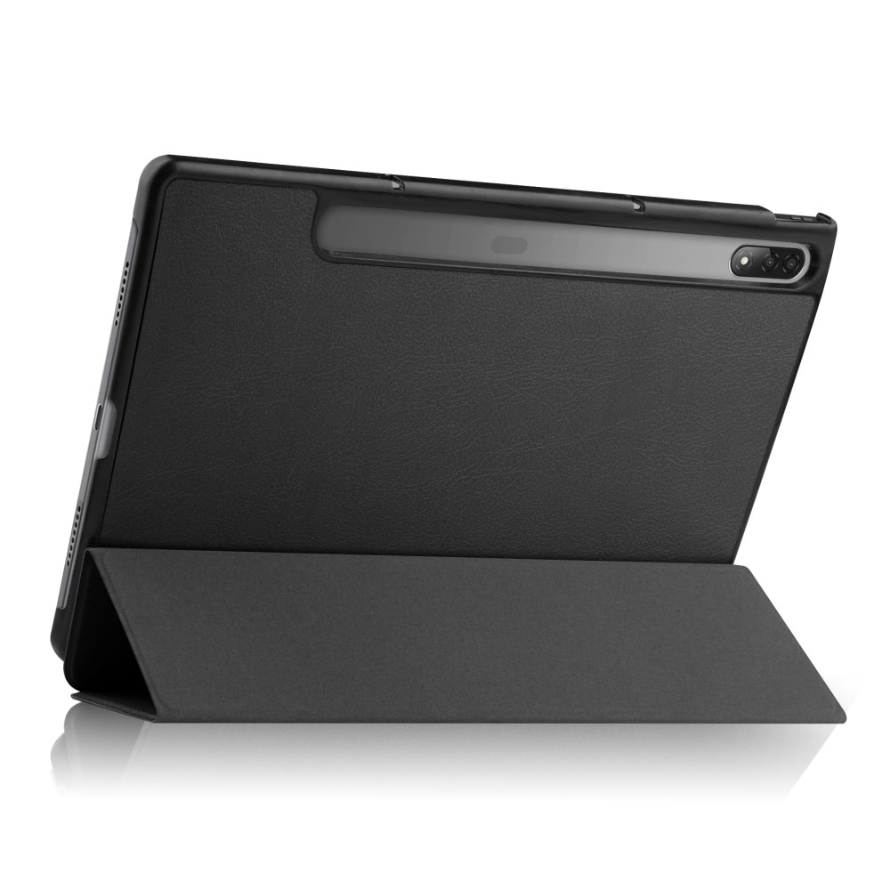 Lenovo Tab P12 Pro Etui Tri-fold svart