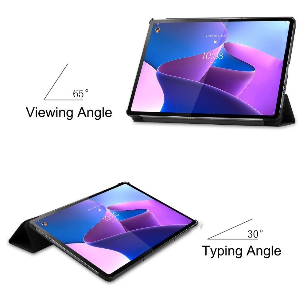 Etui Tri-fold  Lenovo Tab P12 Pro Svart