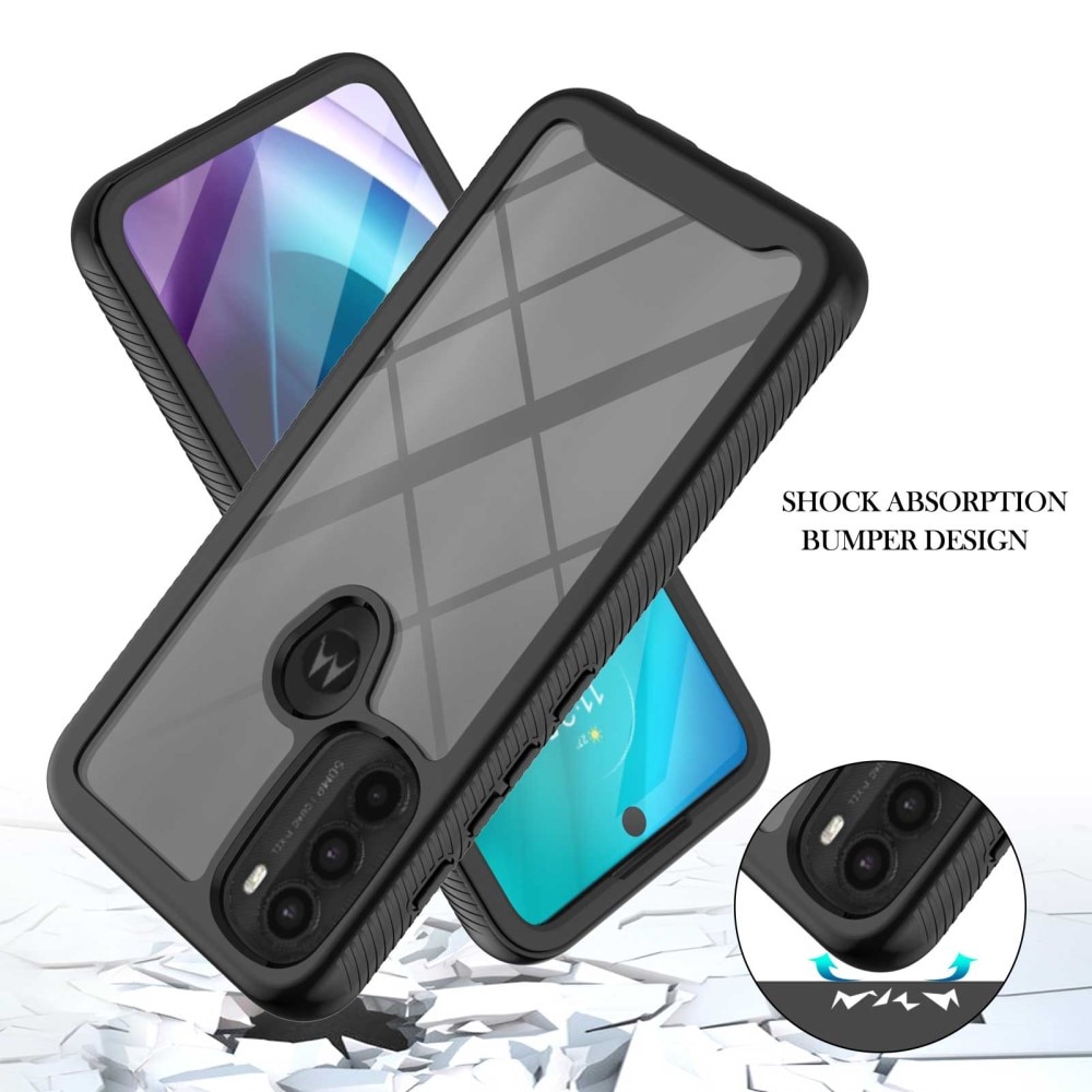 Full Protection Case Motorola Moto G71 Svart