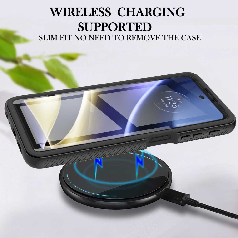Full Protection Case Motorola Moto G51 Svart