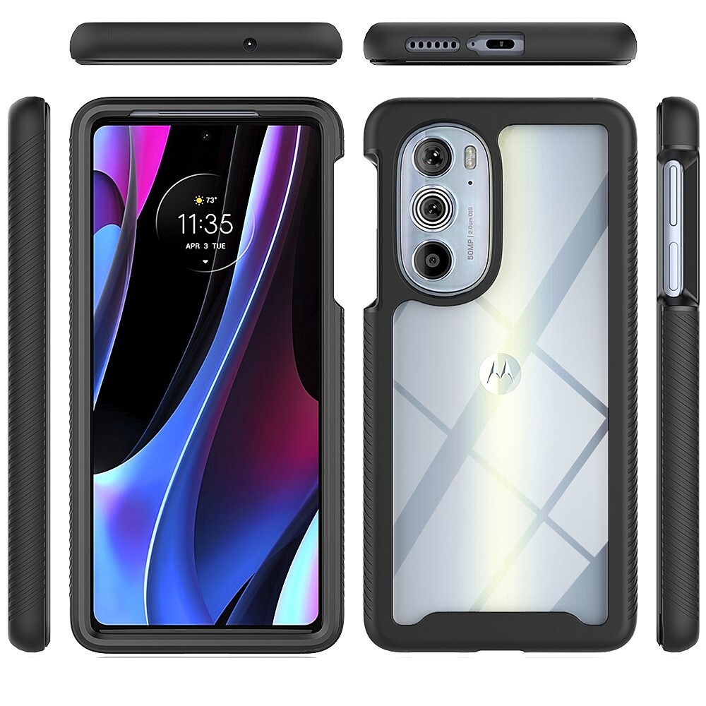 Full Cover Deksel Motorola Edge 30 Pro Svart