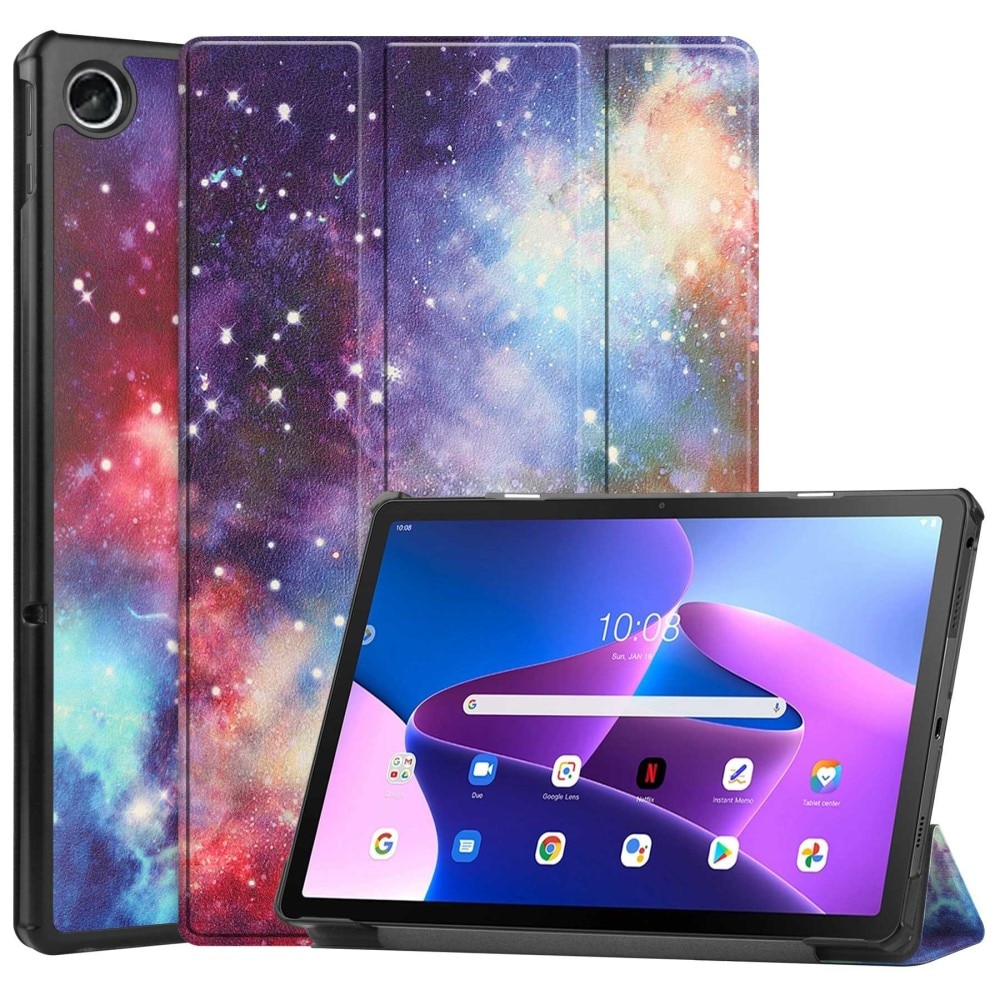 Etui Tri-fold  Lenovo Tab M10 Plus (3rd gen) Flerfarget/mønster