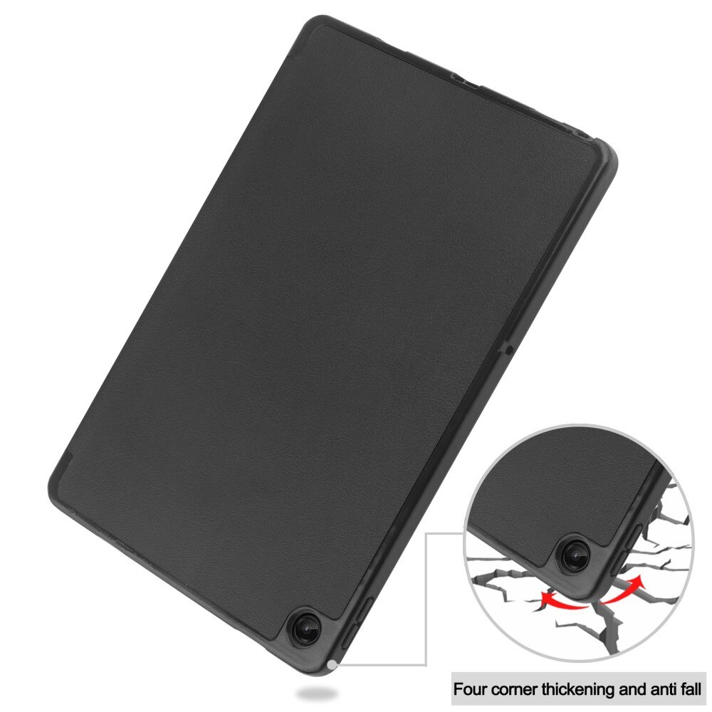  Lenovo Tab M10 Plus (3rd gen) Etui Tri-fold Pencil-holder Svart