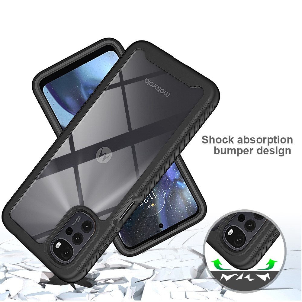 Full Protection Case Motorola Moto G22 Svart