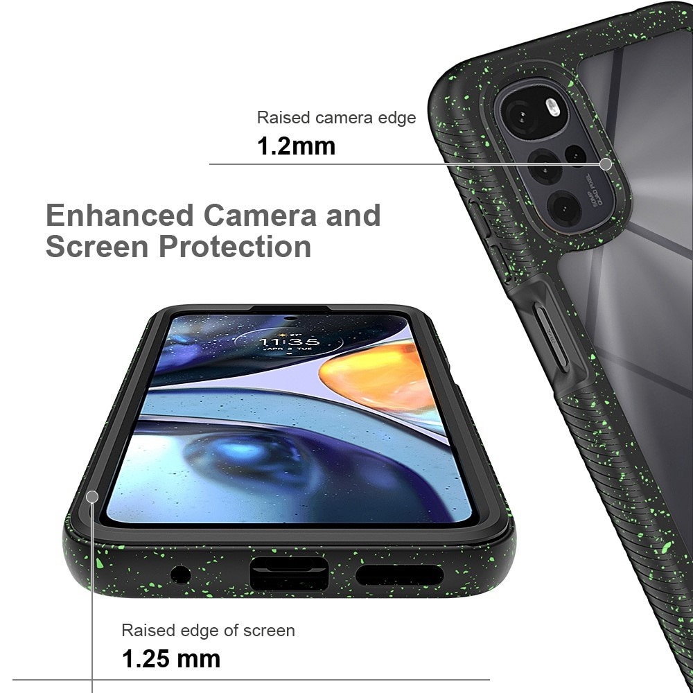 Full Protection Case Motorola Moto G22 Svart