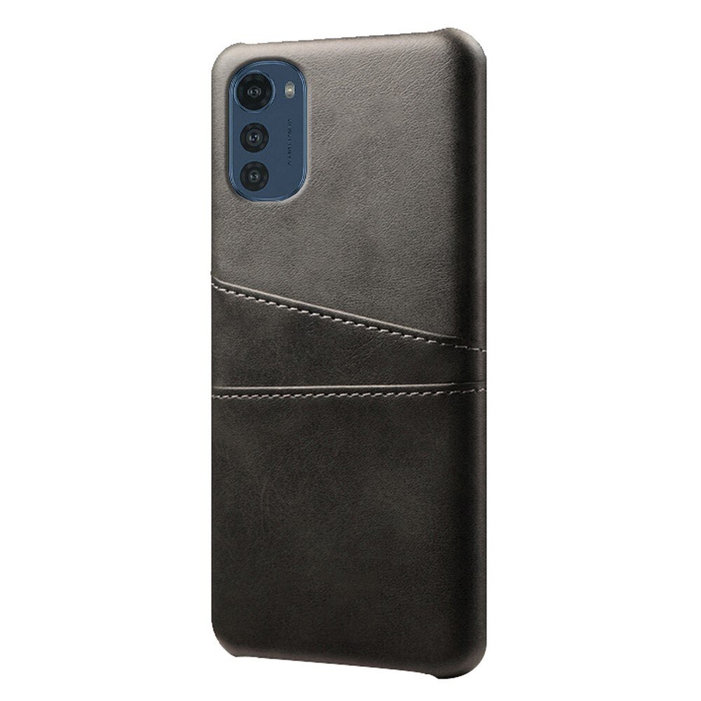 Card Slots Case Motorola Moto E32 Svart