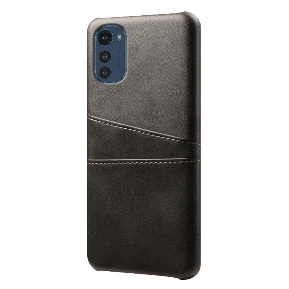 Card Slots Case Motorola Moto E32 svart