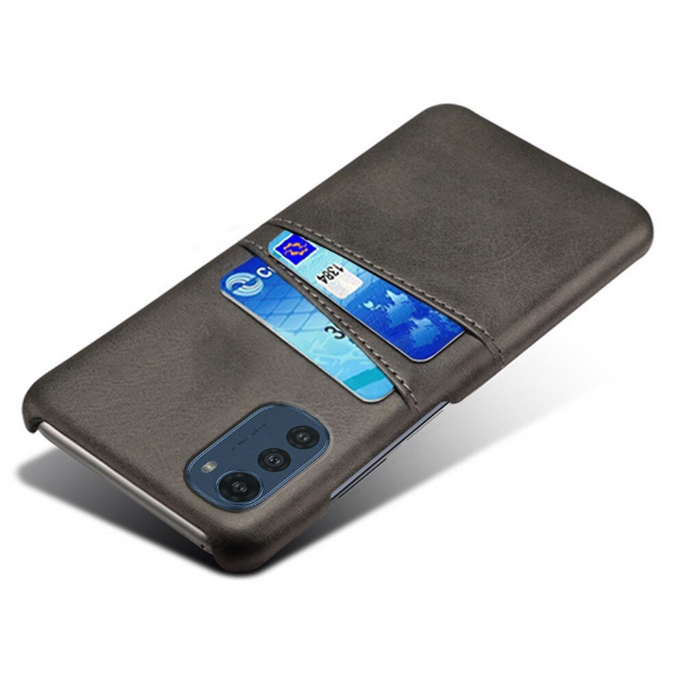 Card Slots Case Motorola Moto E32 Svart