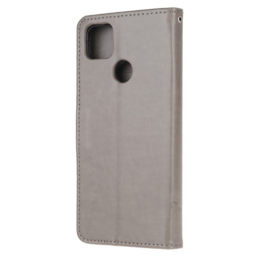 Lærveske Sommerfugler Xiaomi Redmi 9C Grå