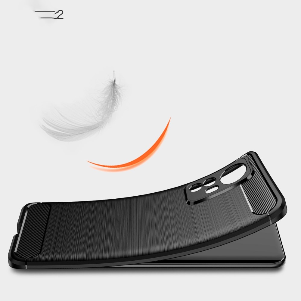 Brushed TPU Deksel Xiaomi 12 Black