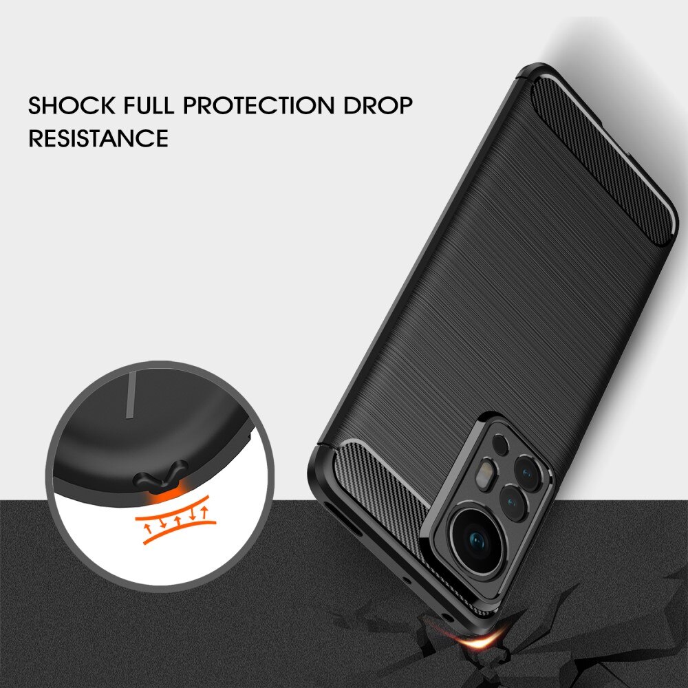 Xiaomi 12 Pro Deksel TPU Brushed Svart