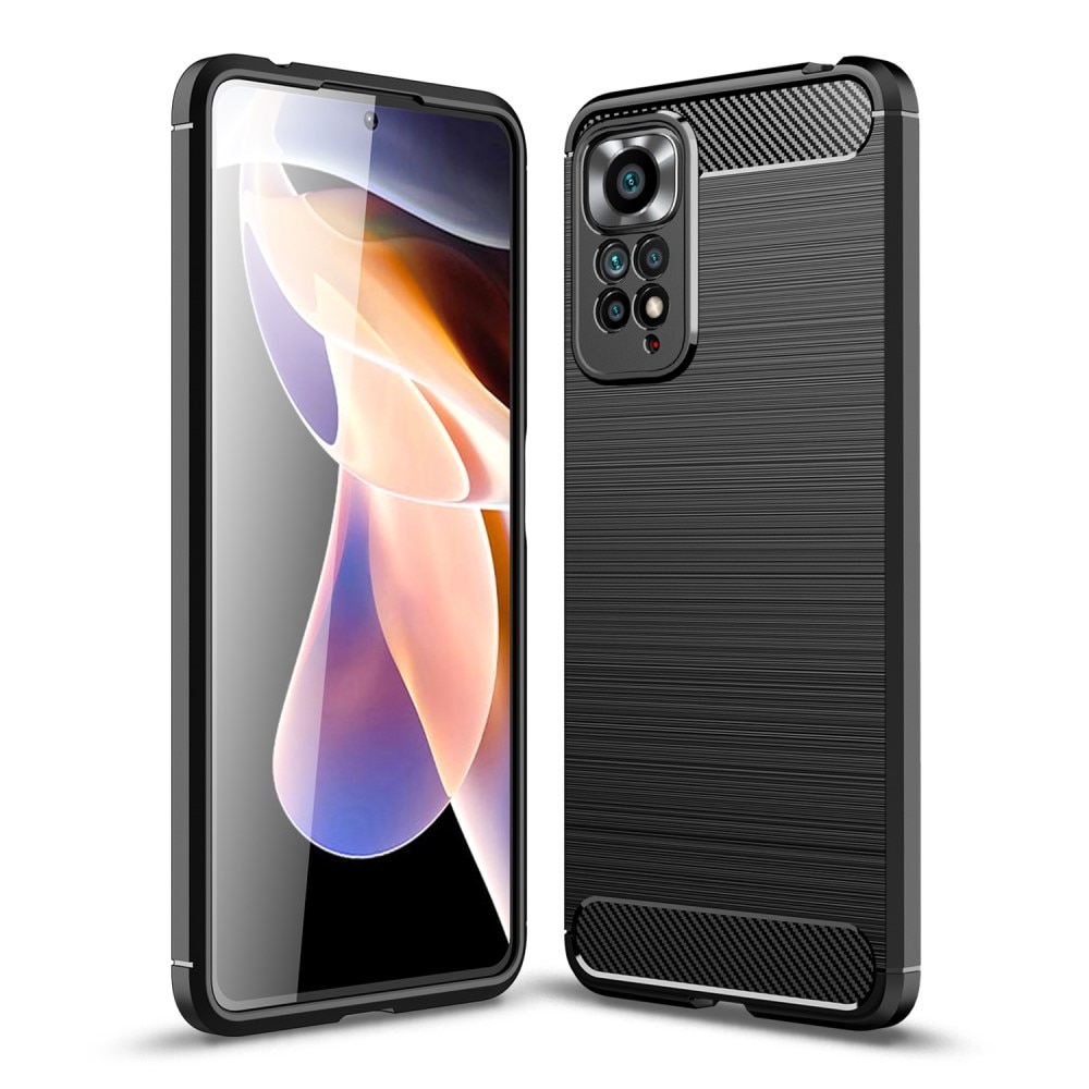 Brushed TPU Deksel Xiaomi Redmi Note 11 Pro Black